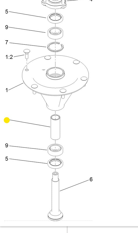 Toro OEM 117-6184 Spacer is used in the Grandstand, ZMaster 3000, 5000, 6000 and 7000 series.