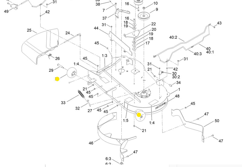 The 1-603299 OEM Toro Mower Deck Anti Scalp Roller is used on most Toro models including, Timecutter, Titan, Proline, Grandstand, Groundsmaster, Z Master