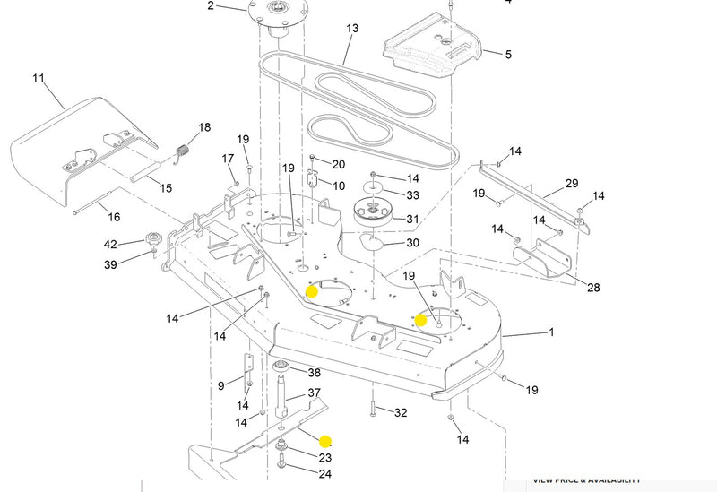 Toro OEM 140-4856 MEDIUM-FLO Mower Deck Blades for 52" Grandstand and Z Master series.