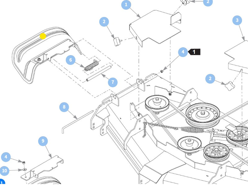 OEM Spec Deck Belt For Hustler X-One 54" Rear Discharge – Part 025577