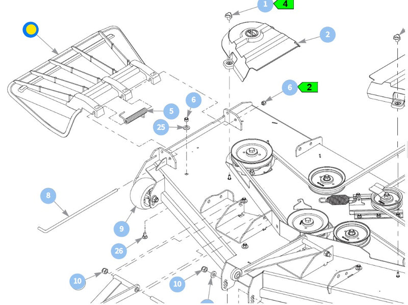 Hustler OEM 605469 Discharge Chute Fits Hustler Trimstar, Raptor SDX, XDX, and FasTrak Models.