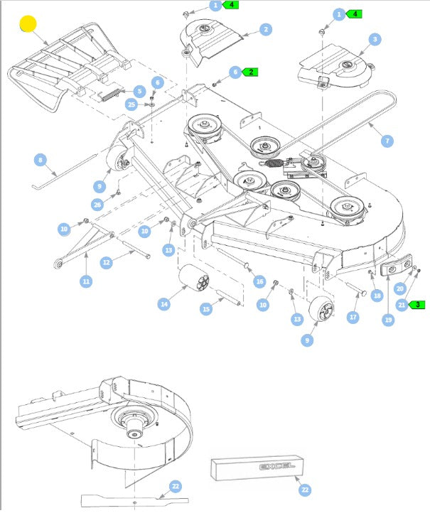 Hustler OEM 605469 Discharge Chute Fits Hustler Trimstar, Raptor SDX, XDX, and FasTrak Models.