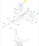 Hustler OEM 606918 Magnetic Deck Height Adjustment Pin Fits Hustler X-ONE, X-RIDE, Super Z, Super Z HD, Super 88 and Super SF Models.