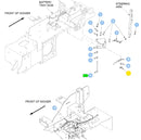 Hustler OEM 607093 Rue Ring Clip Pin Fits a Wide Range of Models and Applications.