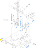 Hustler OEM 607093 Rue Ring Clip Pin Fits a Wide Range of Models and Applications.