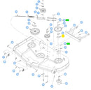 Hustler OEM Top Dust Guard 607409-4 Fits Hustler X-ONE, X-RIDE, Super Z, Super Z HD, Super DZ, Super 104, Super 88, Super SF and Super S Models.