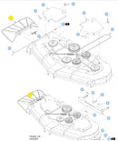Hustler OEM 602891 Discharge Chute Fits 60" and 72" X-RIDE, Super Z, Super Z HD, Z Diesel and 72" only Super SF and X-ONE Models.