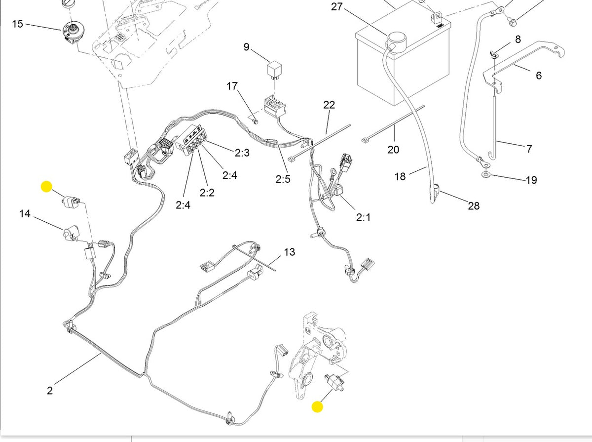 Toro OEM Safety Interlock Switch 110-6765, fits Toro