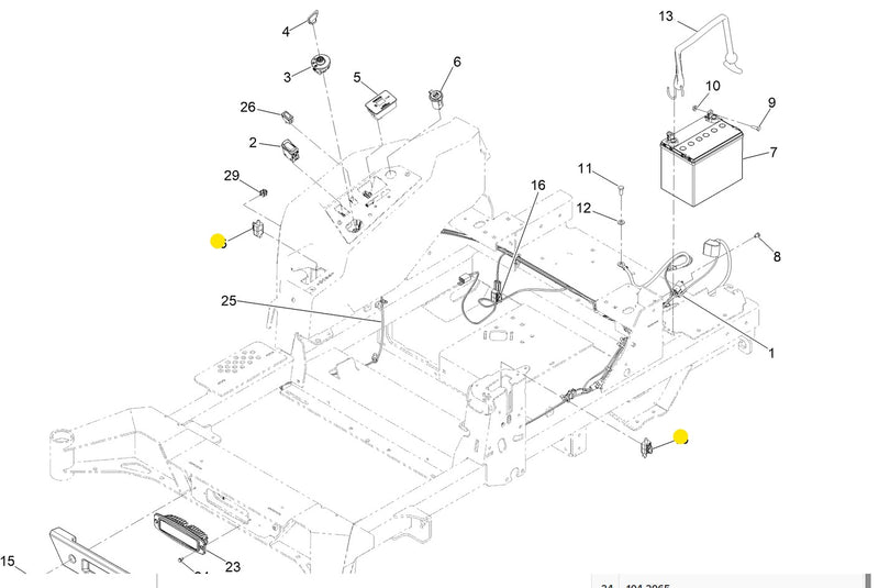 Toro OEM Safety Interlock Switch 110-6765, fits Toro Timecutter, Titan, and most Z Master series