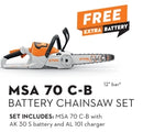 STIHL MSA 70 C-B 12" Battery Chainsaw