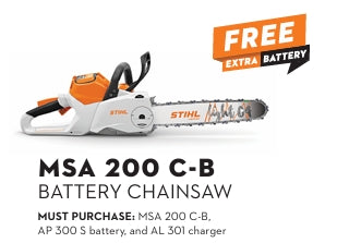 STIHL MSA 200 C-B 14" Battery Chainsaw