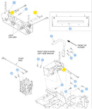 Hustler OEM 603192 Steering Damper Fits Hustler Super Z, Super Z HD and Super 104 Models.