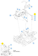 Hustler OEM 795351 Steering Damper Fits Hustler X-ONE, X-RIDE, Super Z, Super Z HD (Model 942763 Only) and Z Diesel Models.