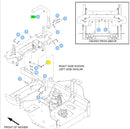 Hustler OEM Steering Damper 603983 Fits Hustler Raptor and FasTrak Models