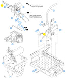 Hustler OEM Steering Damper 603983 Fits Hustler Raptor and FasTrak Models
