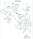 Hustler OEM Seat and Brake/Neutral Clip or Snap Safety Switch 793315 Fits Current Dash, Raptor and Early FasTrak, X-ONE and Other Early Model Series Seats.