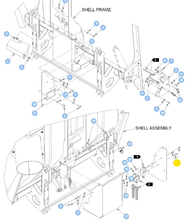 Hustler OEM 060731 Hex Head Fastner Fits a Wide Range of Hustler Equip