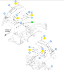 Hustler OEM 605628 Flat Washer Fits Hustler Raptor, FasTrak, X-ONE, X-RIDE, Super Z, Super Z HD and Super 104 Models.