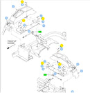 Hustler OEM 605473 Hex Insert Bolt Fits Hustler Raptor, FasTrak, X-ONE, X-RIDE, Super Z, Super Z HD and Super 104 Models.