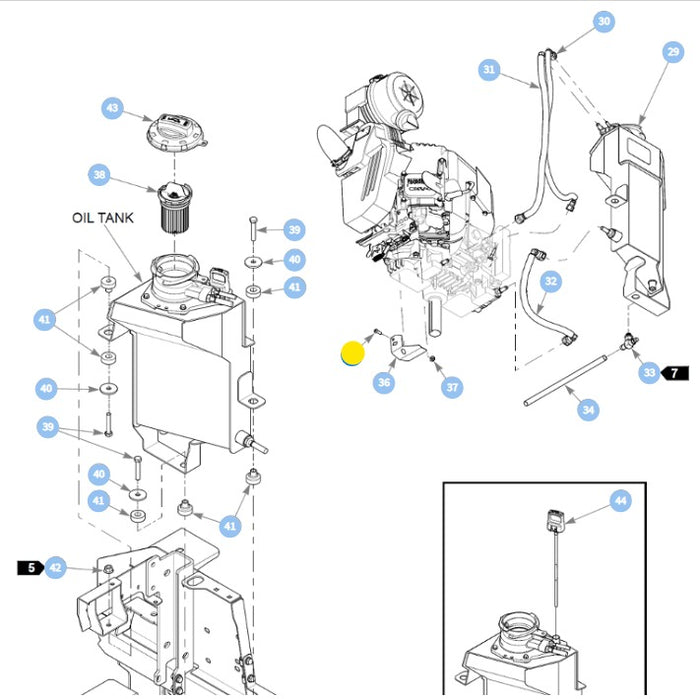 HR☆ Kawasaki Motorcycle 2023 OEM Parts Diagram for FRAME