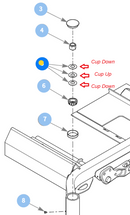 Hustler OEM 606715 Belleville Washer Fits 3/4 Thread Size Fits X-ONE (2019 - Current)/ X-RIDE (All Models) / Super Z (2018 - Current) / Super Z HD (2018 - Current) / Super S (2021 - Current 60" Only) / Super SF (2021 - Current) Models.