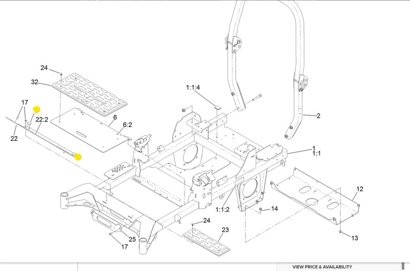 Toro OEM Rubber Push-In Bumpers 109-9233 fits most Toro Titan HD series and Z Master series