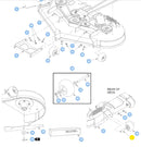 Hustler OEM 602345 Anti-Scalp Wheel Spacer Fits Hustler Raptor Flip-Up, Super S, Super SF, Super 88, Super 104, X-ONE, X-RIDE, Super Z, Super Z HD and Z Diesel.