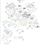 Hustler OEM 767962 Hardened Flat Washer Fits all Hustler Mowers.