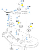 Hustler OEM 767962 Hardened Flat Washer Fits all Hustler Mowers.
