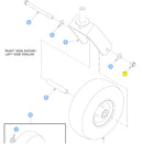 Hustler OEM 781567 Nylon Lock Nut Fits all Hustler Mowers.