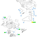 Hustler OEM 781567 Nylon Lock Nut Fits all Hustler Mowers.