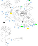 Hustler OEM 604780 Anti-Scalp Wheel Fits Hustler Trimstar, Raptor SDX/XDX and FasTrak Models.