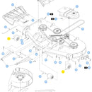 Hustler OEM 604780 Anti-Scalp Wheel Fits Hustler Trimstar, Raptor SDX/XDX and FasTrak Models.