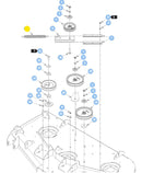 Hustler OEM 607616 Mower Deck Spring Fits Hustler Raptor, FasTrak, Super 104, Surfer PRO (Model 941617), and Super S Models