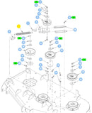 Hustler OEM 607616 Mower Deck Spring Fits Hustler Raptor, FasTrak, Super 104, Surfer PRO (Model 941617), and Super S Models