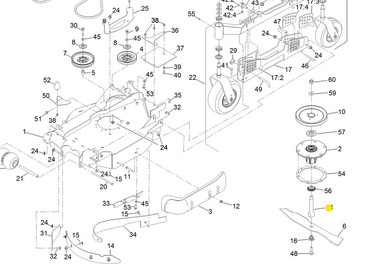 Toro OEM Spindle Shaft 138-6045 fits the Grandstand and Z Master series.