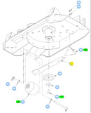Hustler OEM 601124 LOW-FLO/STANDARD Mower Deck Blades Fits 54" Hustler Model (with EXCEPTION of the Raptor X, XL,XD and XDX) and SUPER 88"