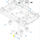 Hustler OEM 604780 Anti-Scalp Wheel Fits Hustler Trimstar, Raptor SDX/XDX and FasTrak Models.