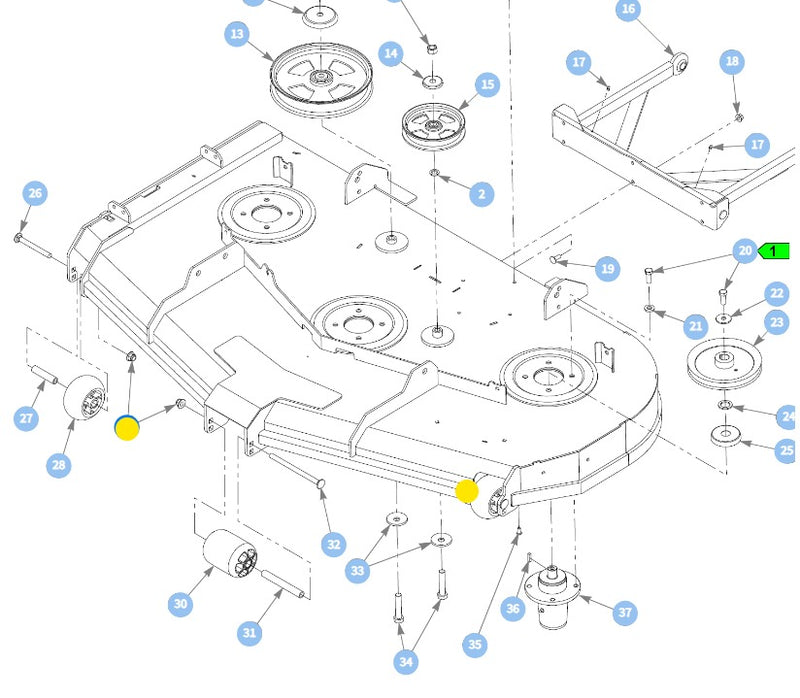 Hustler OEM 608880 Flange Nylon Lock Nut Fits a Wide Range of Hustler Equipment
