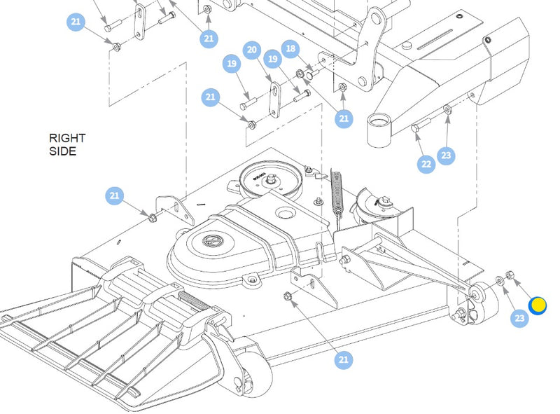 Hustler OEM 008193 Nut Fits a Wide Range of Hustler Equipment and Applications.