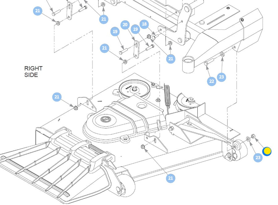 Hustler OEM 008193 Nut (1/2 - 13) Fits a Wide Range of Hustler Equipme