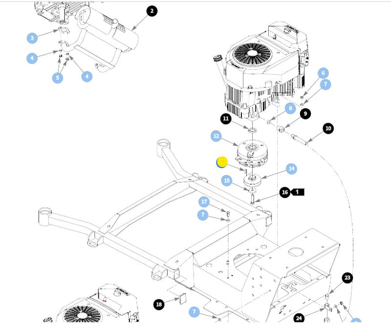 Hustler OEM 212472 Fits Hustler X-ONE, X-RIDE, Super Z, Super Z HD, Super DZ, Super 104, Super 88, Super SF and Super S Models.