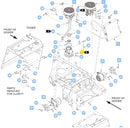 Hustler OEM 008193 Nut Fits a Wide Range of Hustler Equipment and Applications.