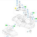 Hustler OEM 607616 Mower Deck Spring Fits Hustler Raptor, FasTrak, Super 104, Surfer PRO (Model 941617), and Super S Models