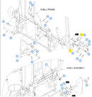 Hustler 601822 Nut Plate Fits a Wide Range of Hustler Equipment.