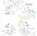 Hustler 601822 Nut Plate Fits a Wide Range of Hustler Equipment.