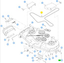 Hustler OEM 782292 Mower Deck Belt Fits Hustler Early 52" Super Z, 60" FasTrak, 60" X-ONEi Models, Late or Current Side Discharge 54" Super Z (Model 942805) and 60" X-ONE Models.