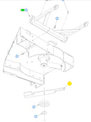 Hustler OEM 794685 HI-FLO/FUSION Mower Deck Blades fits Fits 42" and 60" Mower Deck with Exception of the Trimstar and Rear Discharge Models..