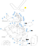 Hustler OEM 781310 Mower Deck Belt Fits 2000 - 2004 Hustler ATZ and Super Z Models with a 60" XR7 Mower Deck.