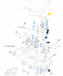 Hustler OEM 797720 Mower Deck Belt Fits Hustler 54" Raptor Flip-Up and 2005 - 2007 ATZ, Super Z, Super Z HD with 60" XR7 Mower Deck.